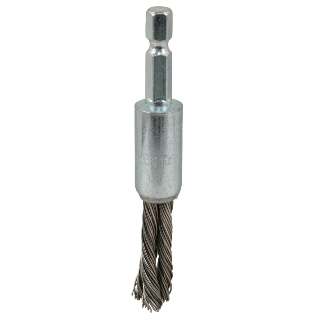 MAKITA Teräsharja 12 mm. Kuvassa pensseliharja edestäpäin.