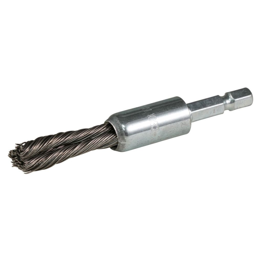 MAKITA Teräsharja 12 mm. Kuvassa pensseliharja etuviistosta.