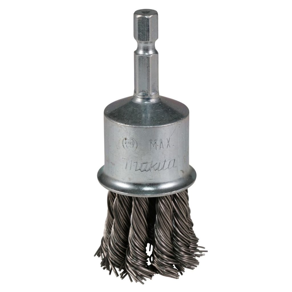 MAKITA Teräsharja 24 mm. Kuvassa pensseliharja edestäpäin.