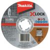 MAKITA Katkaisulaikka X-Lock, 125 x 1,2 mm. Kuvassa katkaisulaikka ylhäältäpäin.