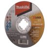 MAKITA Katkaisulaikka X-Lock, 125 x 1,2 mm. Kuvassa katkaisulaikka etuviistosta.