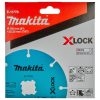 MAKITA Katkaisulaikka timantti 125X2,0mm, X-LOCK, Muovi, kupari, komposiitti. Kuvassa katkaisulaikkapakkaus edestäpäin.