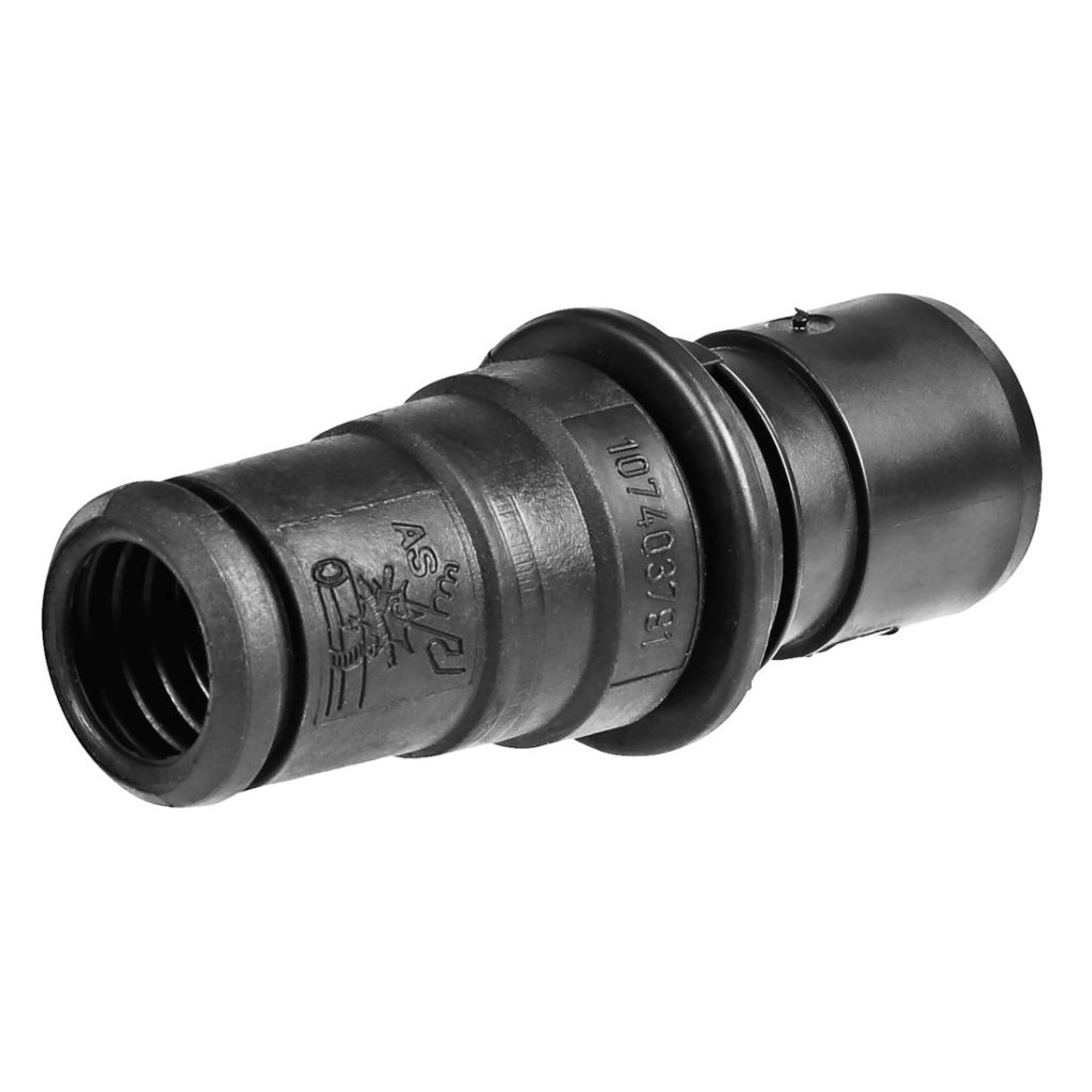 MAKITA Imuriadapteri, Ø 27 - 25 / 35 mm. Kuvassa imuriadapteri etuviistosta.