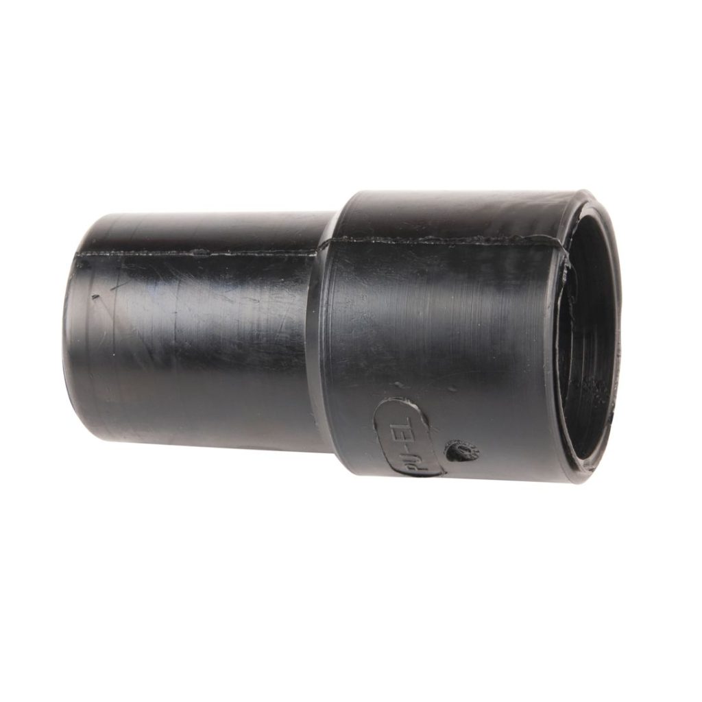 MAKITA Imuriadapteri, Ø 38 / 45 mm. Kuvassa imuriadapteri sivustapäin.