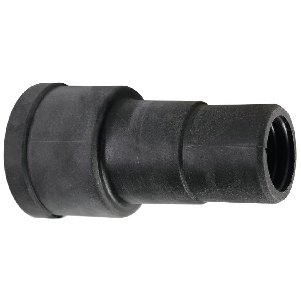 MAKITA Imuriadapteri, Ø 32/- 25 - 35 mm. Kuvassa imuriadapteri sivustapäin.