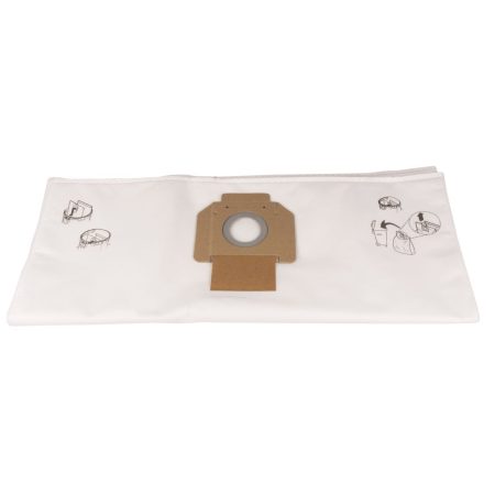 MAKITA Pölypussi fleece kangasta 5kpl (1 kpl VC3012M, VC3012L). Kuvassa pölypussi etuyläviistosta.