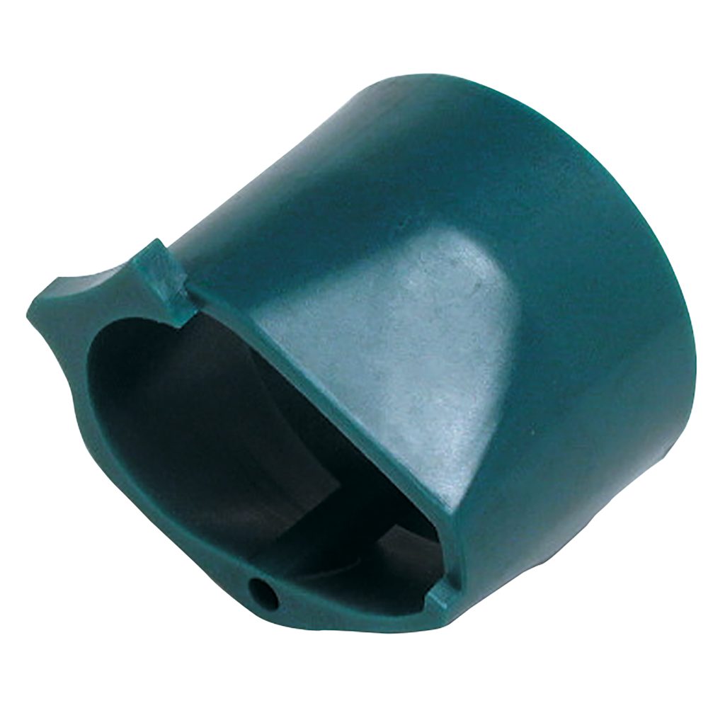 MAKITA Imuriliitin, Ø45/52mm. Kuvassa imuriliitin etuyläviistosta.
