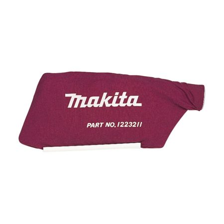 MAKITA Pölypussi. Kuvassa pölypussi sivustapäin.