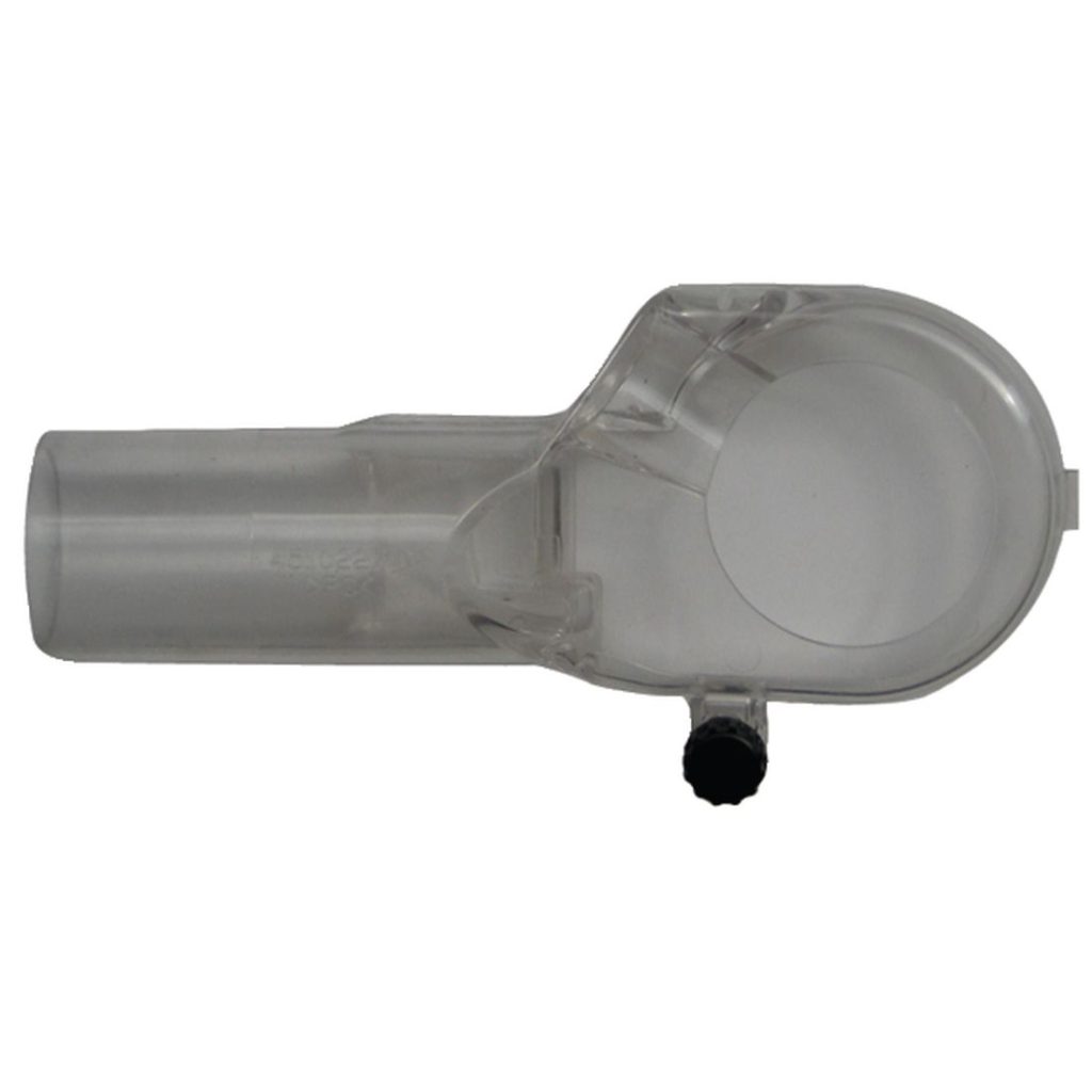 MAKITA Imuriliitin, Ø32/37mm. Kuvassa imuriliitin ylhäältäpäin.