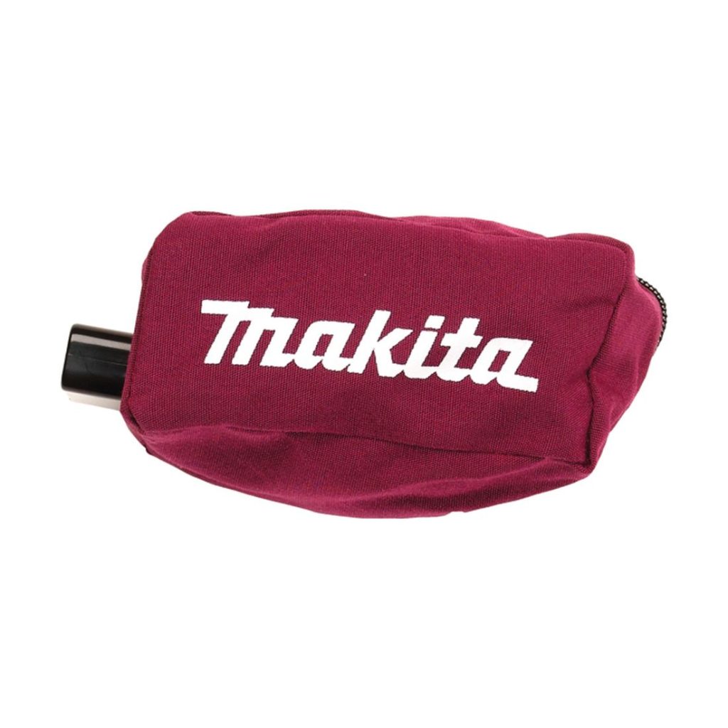 MAKITA Pölypussi. Kuvassa pölypussi sivustapäin.