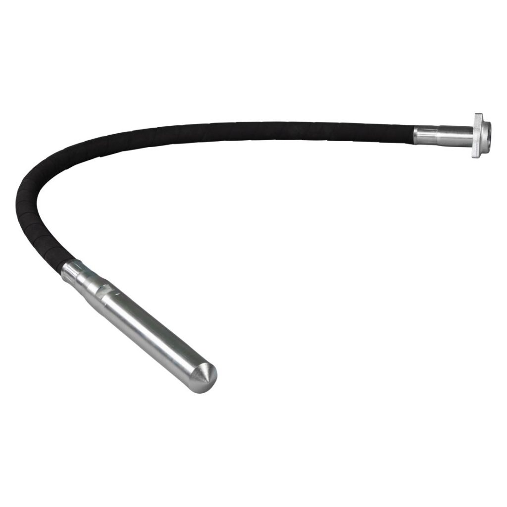 MAKITA Betonivibran täryvarsi Ø 32 mm, pituus 1200 mm. Kuvassa täryvarsi yläviistosta.