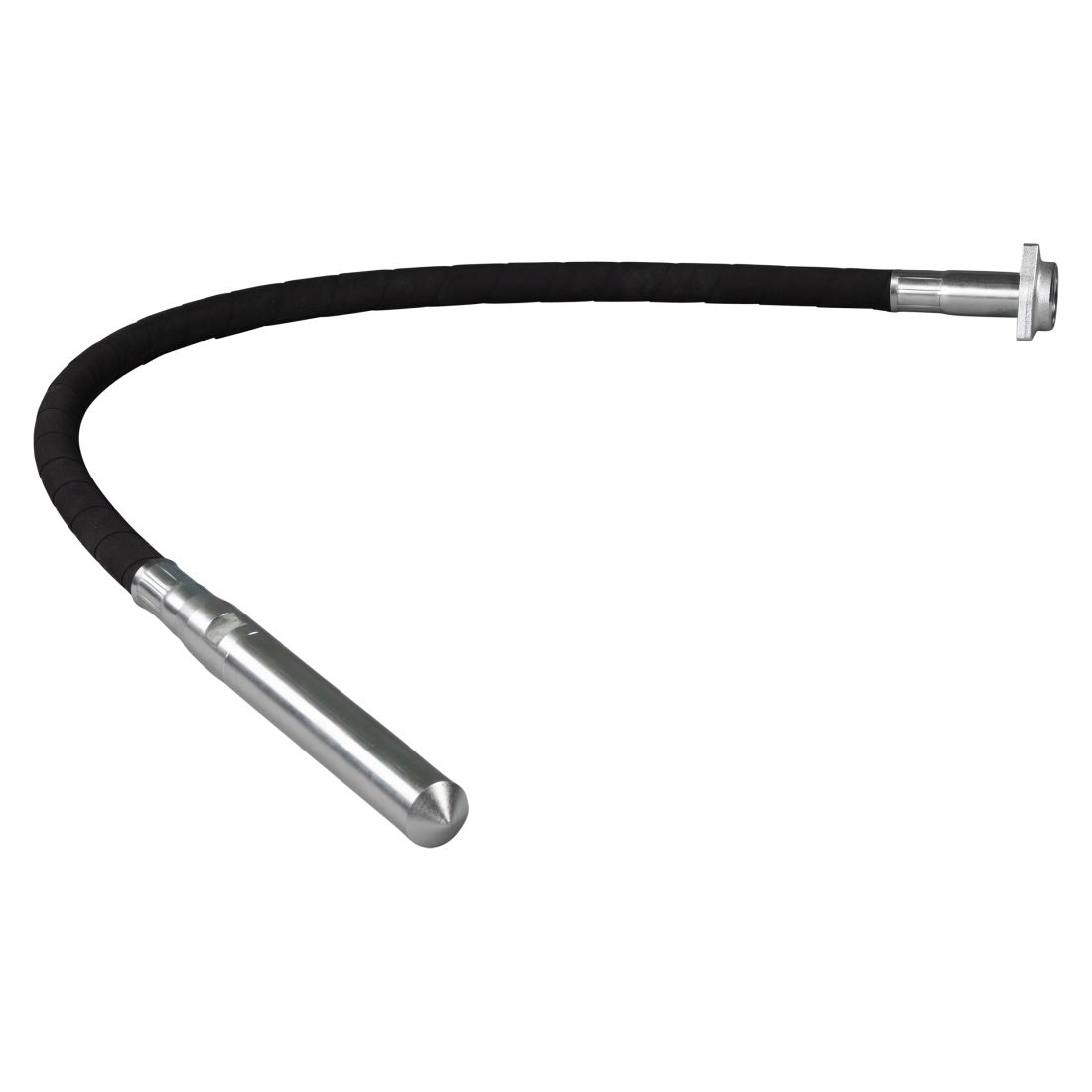 MAKITA Betonivibran täryvarsi Ø 32 mm, pituus 1200 mm. Kuvassa täryvarsi yläviistosta.
