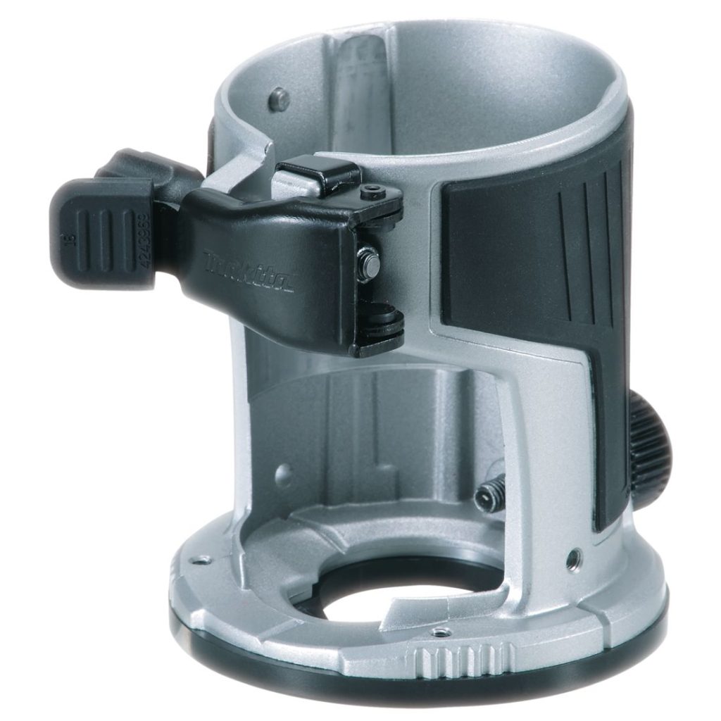 MAKITA Käsijyrsinvarustus RT0700C, RT0702C ja DRT50. Kuvassa käsijyrsinvarustus etuyläviistosta.