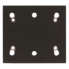 MAKITA Hioma-alusta 102 x 112 mm. Kuvassa hioma-alusta alhaaltapäin.