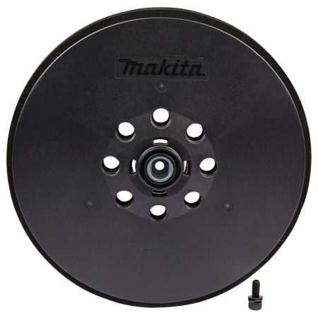 MAKITA Hioma-alusta 220mm pehmeä, tarrakiinnityksellä. Kuvassa hiomalautanen ylhäältäpäin.