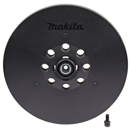 MAKITA Hioma-alusta 210mm erittäin pehmeä, tarrakiinnityksellä. Kuvassa hiomalautanen ylhäältäpäin.