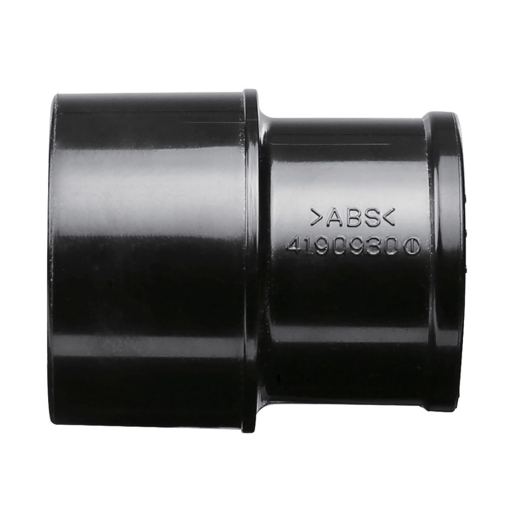 MAKITA Imuriliitin, Ø 45 / 52 mm. Kuvassa imuriliitin sivustapäin.