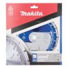 MAKITA Timanttikatkaisulaikka 230mm, Comet Rapid, segmenttikorkeus 10mm, jäähdytysreiät, 3DDG. Kuvassa timanttikatkaisulaikkapakkaus edestäpäin.