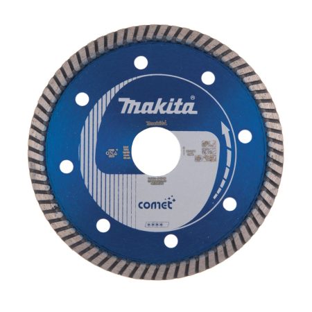 MAKITA Timanttikatkaisulaikka 115 x 22,23 mm Comet. Kuvassa timanttikatkaisulaikka edestäpäin.