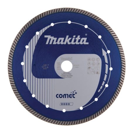 MAKITA Timanttikatkaisulaikka 230 x 22,23 mm, Comet. Kuvassa timanttikatkaisulaikka edestäpäin.
