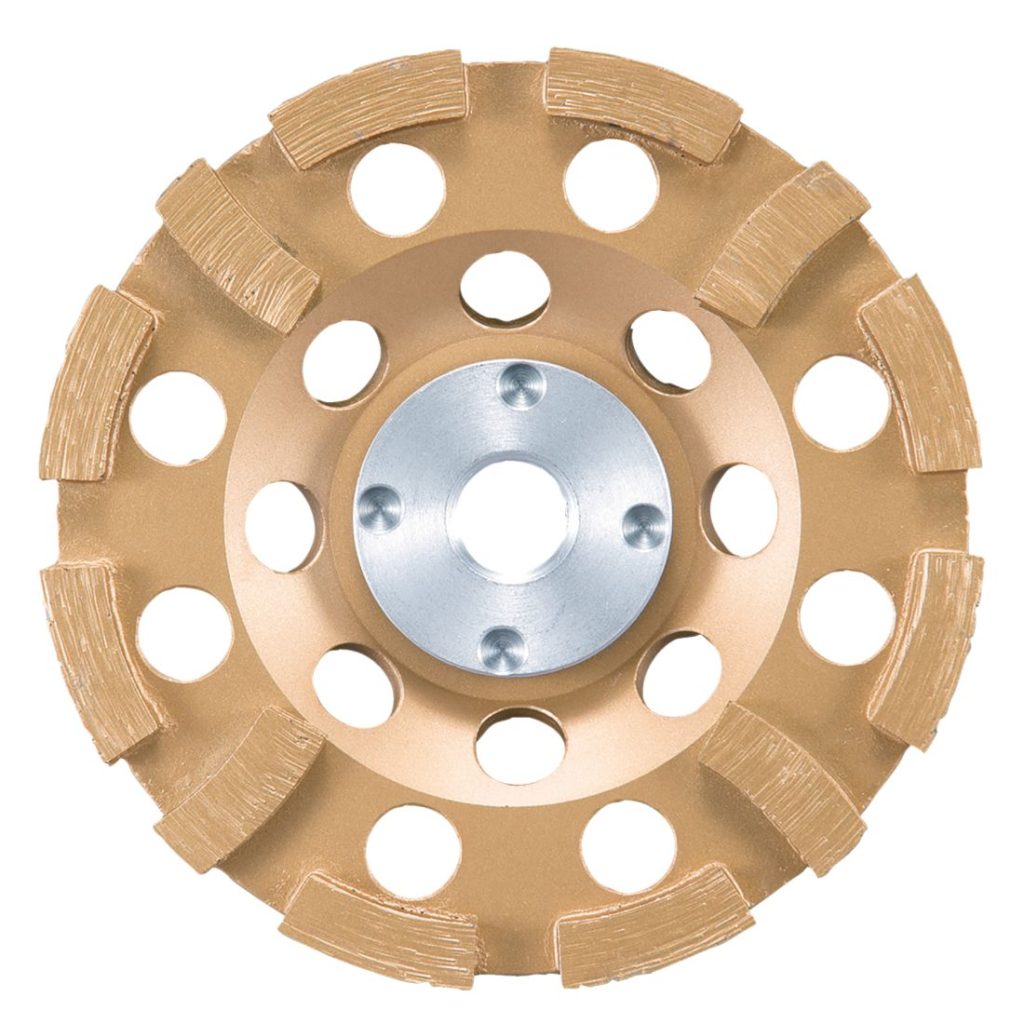 MAKITA Timanttikuppilaikka 125mm x M14. Kuvassa timanttikuppilaikka edestäpäin.