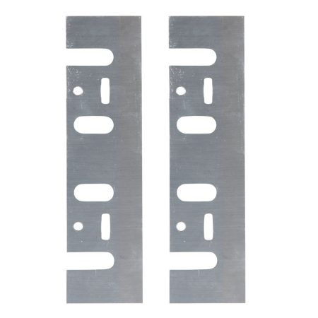 MAKITA Höylänteräpari 110 mm, HSS. Kuvassa höyläteräpari sivustapäin.