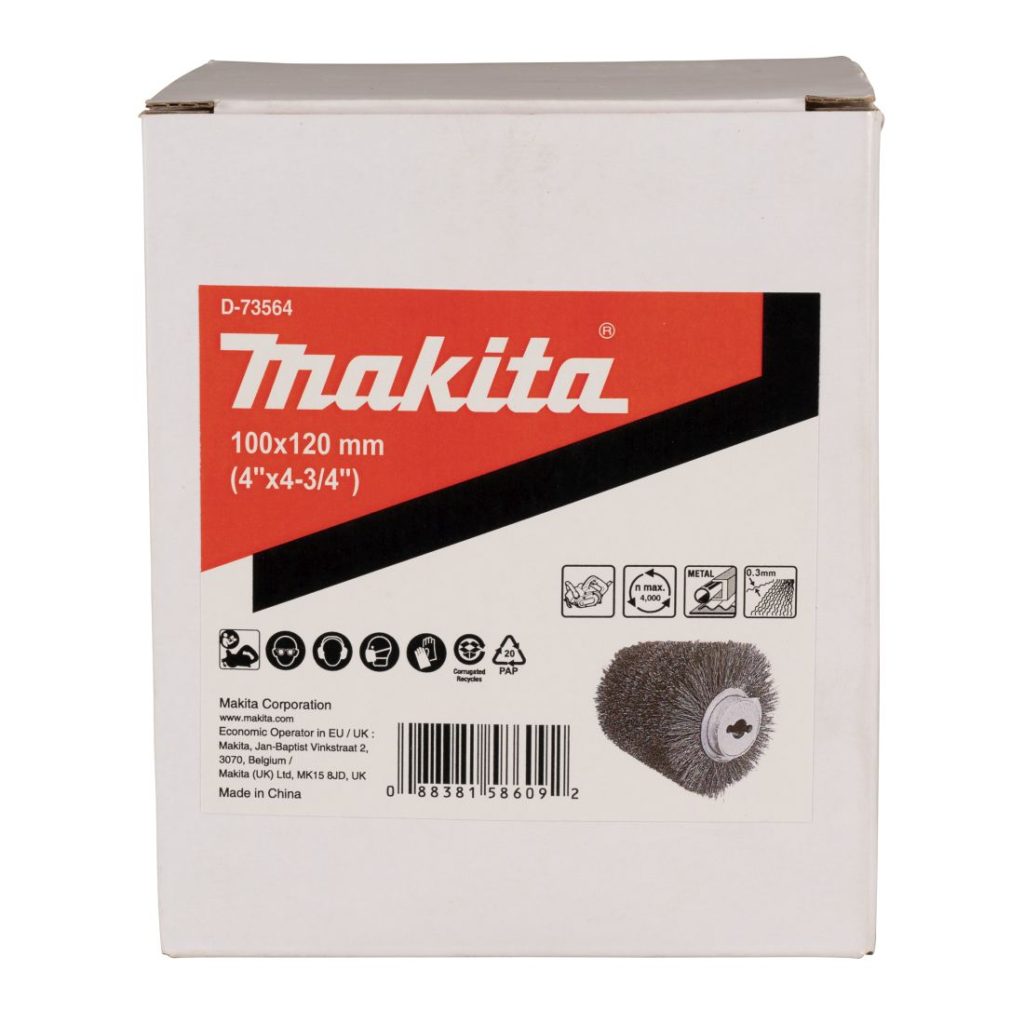 MAKITA Teräsharja. Kuvassa teräsharjarullapakkaus edestäpäin.