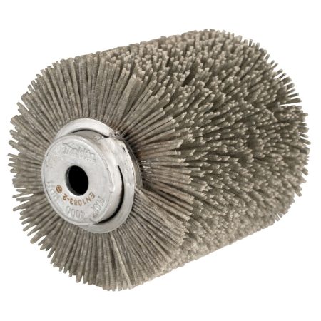 MAKITA Nailonharja, piikarbidi K60. Kuvassa nailonharjarulla yläetuviistosta.