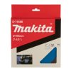 MAKITA Vaahtosieni 190 mm, tasainen, sininen keskikarkea ja pehmeä, tarrakiinnitys. Kuvassa vaahtosienipakkaus edestäpäin.