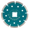 MAKITA Timanttikatkaisulaikka 125 mm, X-Lock, segmenttikorkeus 7 mm. Kuvassa timanttikatkaisulaikka takaapäin.