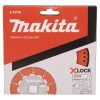 MAKITA Timanttikatkaisulaikka 125 mm X-LOCK Rescue. Kuvassa timanttikatkaisulaikkapakkaus edestäpäin.