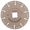 MAKITA Timanttikatkaisulaikka 125 mm X-LOCK Rescue. Kuvassa timanttikatkaisulaikka takaapäin.