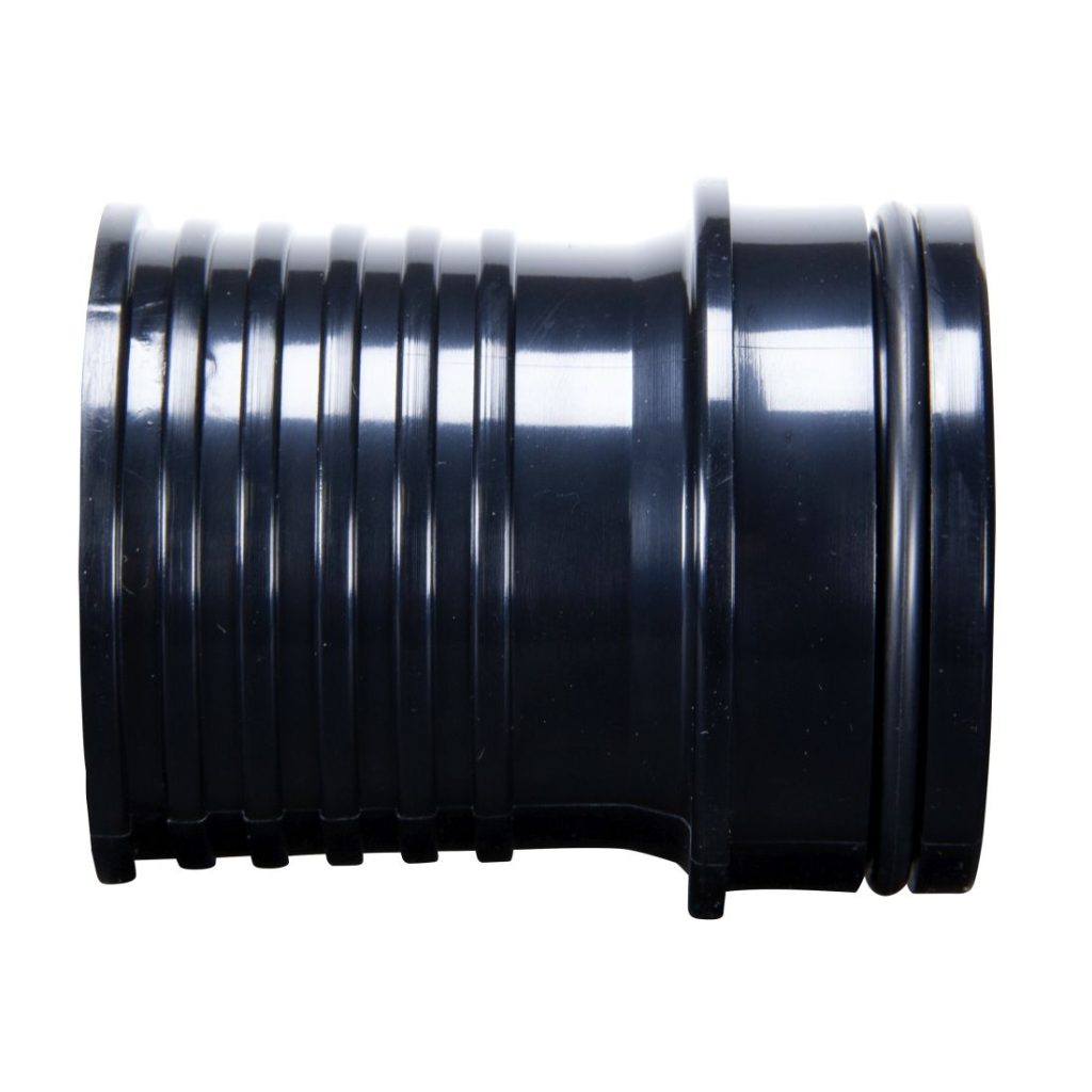 MAKITA Imuriliitin 42 mm putkelle, käytä myös O-rengasta 213508-7. Kuvassa imuriliitin sivustapäin.