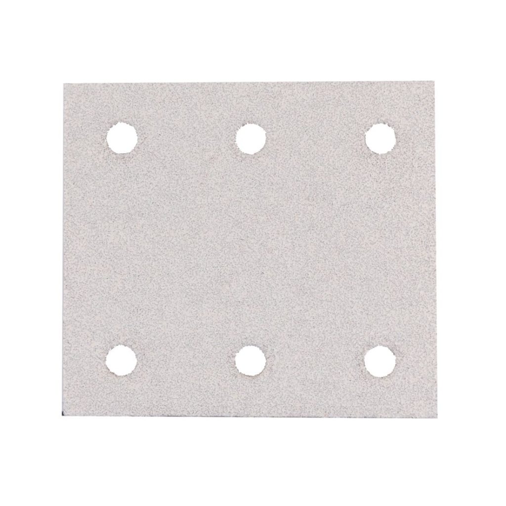 MAKITA Hiomapaperi tarrakiinnitys 114 x 102 K60, 10 kpl. Kuvassa hiomapaperiarkki edestäpäin.