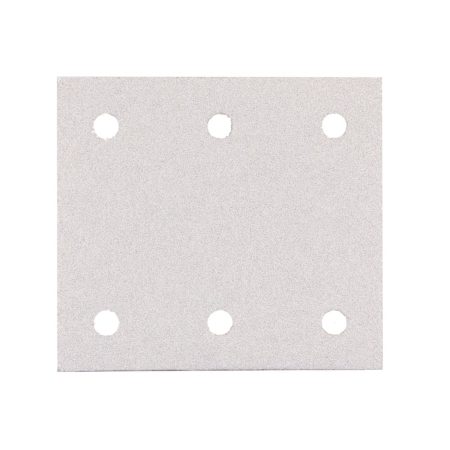 MAKITA Hiomapaperi tarrakiinnitys 114 x 102 K80, 10 kpl. Kuvassa hiomapaperiarkki edestäpäin.