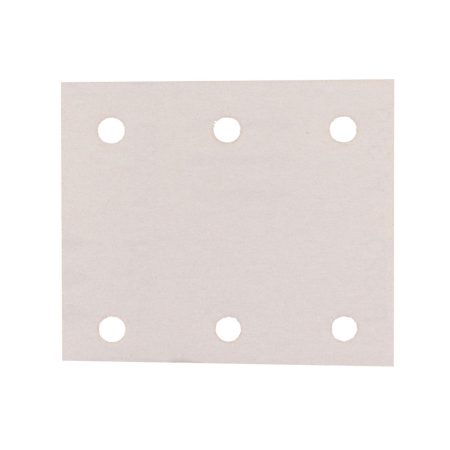 MAKITA Hiomapaperi tarrakiinnitys 114 x 102 K320, 10 kpl. Kuvassa hiomapaperiarkki edestäpäin.