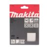 MAKITA Hiomapaperi 114 x 140 K240, 10 kpl. Kuvassa hiomapaperipakkaus edestäpäin.