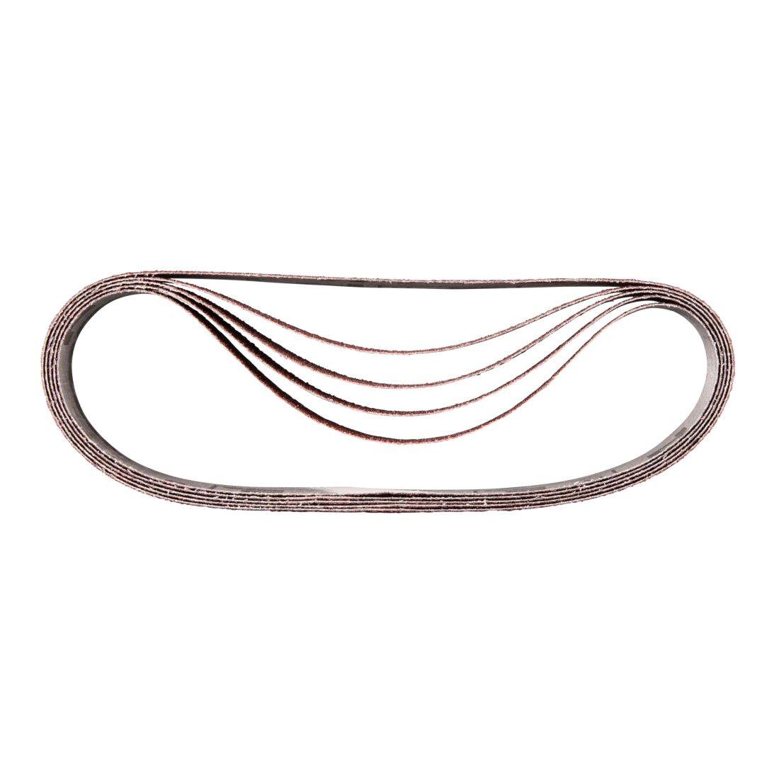 MAKITA Hiomanauha 30 mm x 533 mm K120 , 5 kpl. Kuvassa hiomanauha edestäpäin.