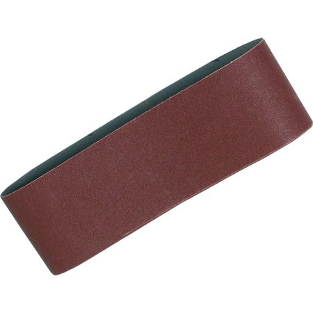 MAKITA Hiomanauha 76 mm x 457 mm K40 , 5 kpl. Kuvassa hiomanauha edestäpäin.