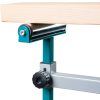 MAKITA Jiirisahajalusta WST06. Lähikuvassa jiirisahajalustan materiaalituki.