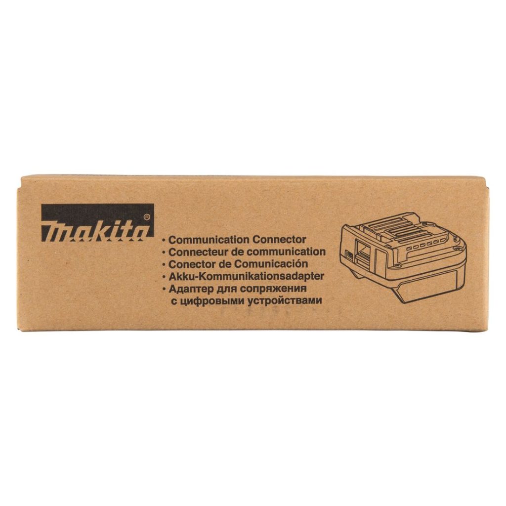 MAKITA Kommunikaattori XGT ® ADP12. Kuvassa Kommunikaattori XGT ® ADP12 tuotepakkaus sivustapäin.