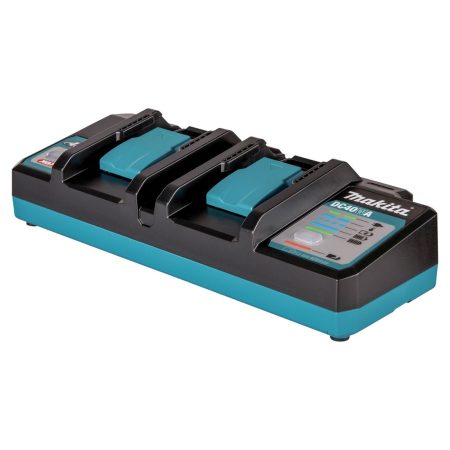 MAKITA Latauslaite DC40WA XGT . Kuvassa latauslaite oikealta etuviistosta.