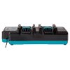 MAKITA Latauslaite DC40WA XGT . Kuvassa latauslaite takaapäin.