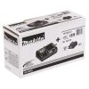 MAKITA PowerPack CXT 1x2,0Ah, DC10WA. Kuvassa tuotepakkaus etuyläviistosta.