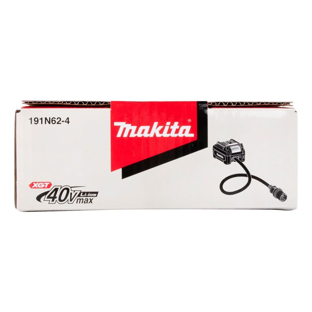 MAKITA Akkuadapteri XGT akuille PDC01 ja PDC1200. Kuvassa akkuadapterin tuotepakkaus edestäpäin. MAKITA Akkuadapteri XGT akuille PDC01 ja PDC1200. Kuvassa akkuadapterin tuotepakkaus oikealta etuylävi