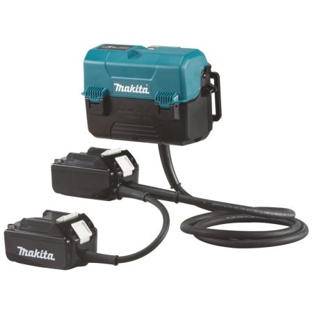 MAKITA Vyöadapteri LXT, 18V X2, 18BAP182. Kuvassa vyöadapteri etuviistosta.