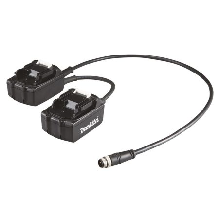 MAKITA Akkuadapteri LXT. Kuvassa akkuadapteri oikealta etuyläviistosta.