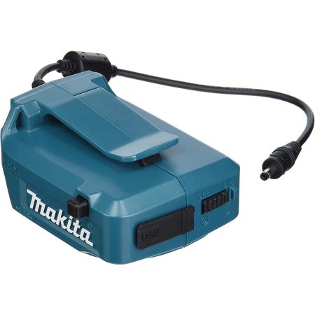 MAKITA Akkuadapteri LXT, Li-ion, 14,4V / 18V. Kuvassa akkuadapteri vasemmalta etuyläviistosta.