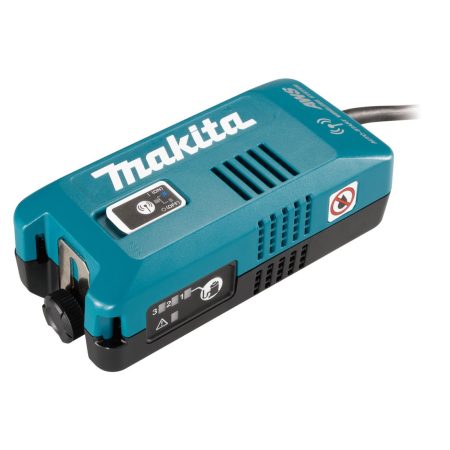 MAKITA Käynnistysadapteri imureille. Kuvassa käynnistysadapteri oikealta etuyläviistosta.