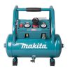 MAKITA Kompressori XGT. Kuvassa kompressori edestäpäin.